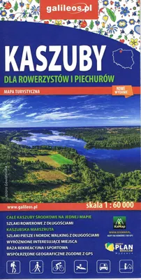 Obrázek produktu pro Kaszuby dla rowerzystów i piechurów - mapa turystyczna 1:60 000