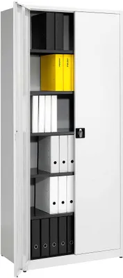 Produktbild von mauser Stahlschrank 790390A0 lichtgrau 95,0 x 50,0 x 220,0 cm