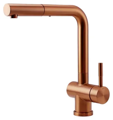 Obrázok produktu pre Kúpeľňová batéria PVD, mosadz, s flexibilnou výlevkou, model PS8500-62, séria Pure.Sink