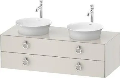 Produktbild von DURAVIT WT4993B39390010 WTU wandh.White Tulip,2Schk.,m.Griff