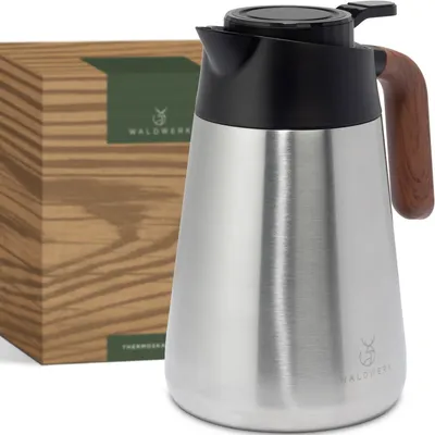 Thermoskanne 1,5 l – Edelstahl Isolierkanne tropffrei