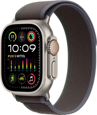 Produktbild von Apple Watch Ultra 2 49mm Blau/Schwarz Trail Loop - M/L
