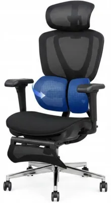 Obrázek produktu pro Ergonomická kancelářská židle s 3D opěrkou hlavy a 3D područkami C5B-Air-M, černá