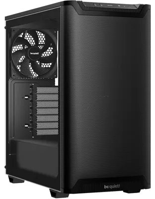Obrázok produktu pre be quiet! PURE BASE 501 Airflow Window Black, Midi Tower, PC, Čierna, ATX, micro ATX, Mini-ITX, Akrylonitrilbutadienstyren (ABS), Oceľ, Temperované sklo, Hranie