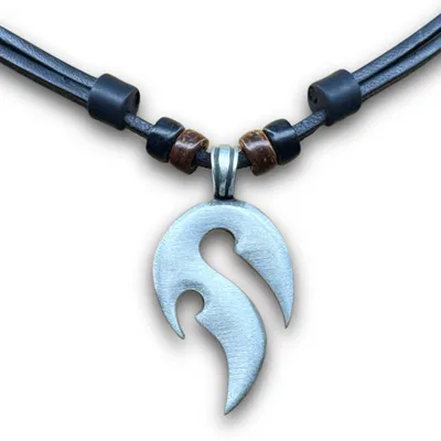 Produktbild von HANA LIMA Surferkette Lederkette Tribalkette Halskette Herren Damen Metallanhäng