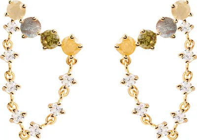 Produktbild von PDPAOLA Ohrringe JUNO Sterlingsilber gold