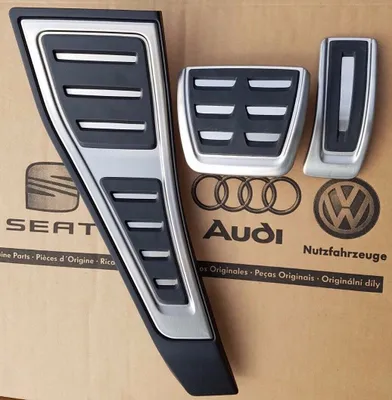 Produktbild von Original Audi Pedale + Fußstütze für Audi A4 8W B9 ab 2015- (RHD = Rechtslenkung)