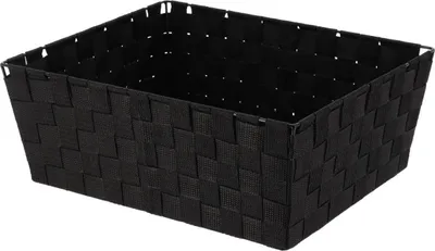 Produktbild von Kleiderschrankkorb aus Polyester, H 15 x B 31,5 x T 39 cm, schwarz
