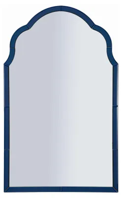 Produktbild von Gameba - Spiegel, 62x100h cm blau, Geformter Rahmen