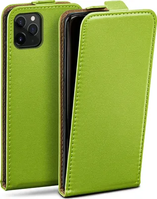 Produktbild von moex® Flip Case kompatibel mit Apple iPhone 11 Pro - Hülle mit 360 Grad Schutz, Grün
