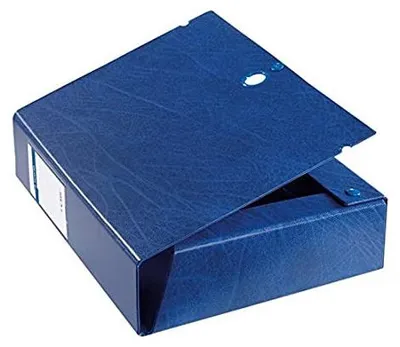 Produktbild von Brefiocart Classic Projektarchivbox A4 Dunkelblau Rückenbreite 15 Cm - Pack. 5