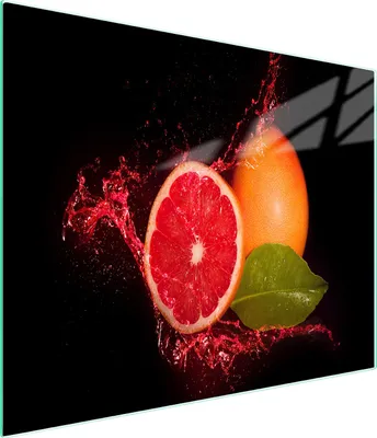 Produktbild von Glasschneidebrett 52x30 Grapefruit