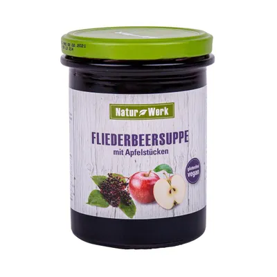 Produktbild von Naturwerk Fliederbeer-Suppe 12x385ml