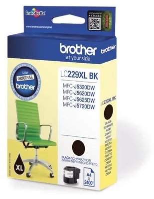 Produktbild von Brother LC-229XLVALBP, Schwarz, Cyan, Magenta, Gelb, 4 Stück(e), 2400 Seiten, 1200 Seiten, Multipack