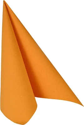 Produktbild von PAPSTAR Servietten 1/4-Falz, 40x40 cm orange, "ROYAL Collection" | Folie (20 Stück)