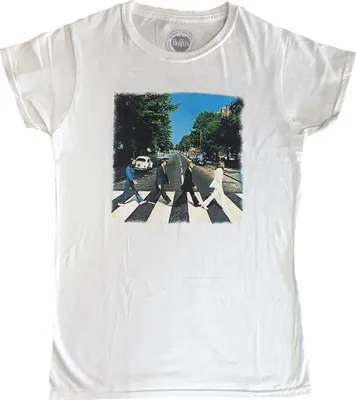 Produktbild von The Beatles - T-Shirt für Damen RO443 (XL) (Weiß)
