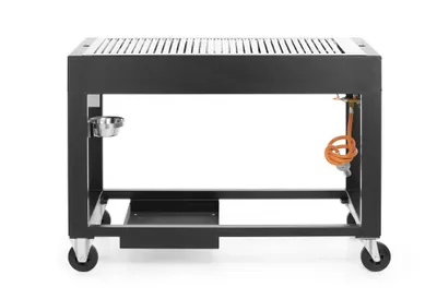 Produktbild von Hendi Gasgrill Inferno mit großen Grillfläche und Brennereinheit aus Edelstahl