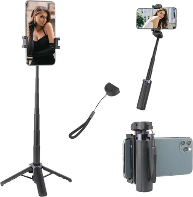 Obrázok produktu pre Flexibilný statív na smartfón, otočný o 360°, mini, pre fotografovanie