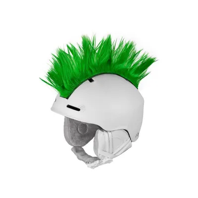 Image de Etape Funny Punk Hairstyle Kit - décoration de casque, vert