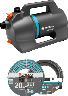 Produktbild von Gardena 9052-20, Schwerkraftpumpe, 550 W, AC, 3,6 bar, 4100 l/h, IPX4