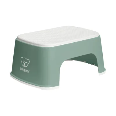 Produktbild von BabyBjörn Tritthocker, Graugrün/Weiß