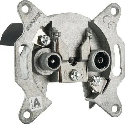 Immagine prodotto di Schwaiger Antennensteckdose Durchgang(RDS646) Silber
