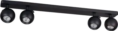 Produktbild von Kanlux Wand-Deckenleuchte GALOBA GU10 Schwarz 4x 33681