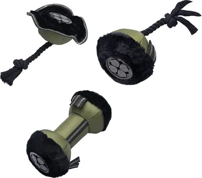 Produktbild von Pet-Joy Products DoggyToy Snackies Spielzeug für Leckereien olive green, Motiv:N3