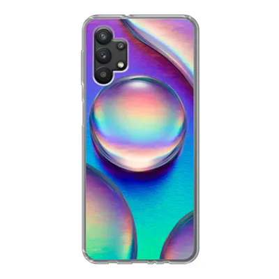 Produktbild von MuchoWow® Handyhülle Schutzhülle Hülle für Samsung Galaxy A32 5G Wasser - Regenbogen - Abstrakt Silikon Softcase Handy Hülle - Softcase