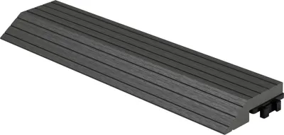 Zdjęcie produktu dla ML-Design WPC listwa krawędziowa prosta antracyt do płytek tarasowych 30x2x7,5 cm drewnopodobny system zatrzaskowy wykładzina podłogowa wykończenie krawędzi panel podłogowy