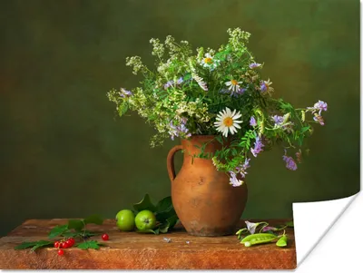 Produktbild von MuchoWow® Poster Dose - Frucht - Blume 120x90 cm - Wandbild
