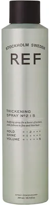 Produktbild von REF Thickening, Haarspray, Frauen, normales Haar, 300 ml, Volumengebend, Aqua, Dimethyl Ether, Alcohol Denat., VP/VA Copolymer, PVP, Polyquaternium-11, Acrylates...
