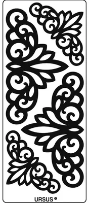 Produktbild von Hologramm-Kreativsticker 10x23cm Motiv 45 VE=5 Stück grün