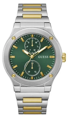 Produktbild von Guess Herrenuhr GW0795G1, Quarz, 45 mm Gehäusedurchmesser, Silber, Datumsfunktion