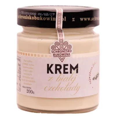 Produktbild von Weiße Schokoladencreme 200g - Schronisko Bukowina