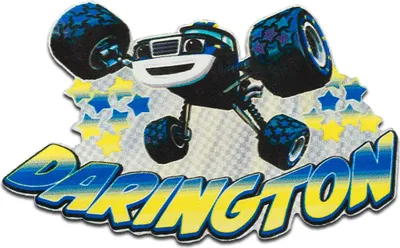 Produktbild von Mono-Quick Blaze Darington - Aufnäher, Bügelbild, Aufbügler, Applikationen, Patches, Flicken, zum aufbügeln, Größe: 5 x 8 cm