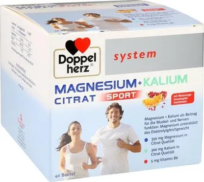 Image de Doppelherz Magnesium+Kalium Citrat system granulés 40 pc