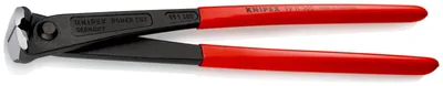 Zdjęcie produktu dla Szczypce półokrągłe Knipex długość 300 mm polerowana czarna atramentowana rękojeść z powłoką z tworzywa sztucznego SB - 99 11 300 SB