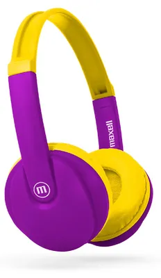 Produktbild von Maxell HP-BT350 Kabelloser Kinderkopfhörer / Headset - Bluetooth 5.0 - Lautstärkebegrenzung 85 dB - Li-Ionen-Akku - 3,5-mm-Klinkenstecker - Mikrofon [52045A]