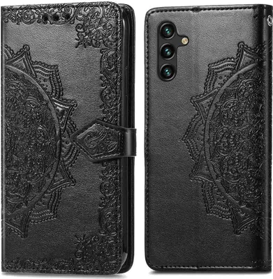 Zdjęcie produktu dla imoshion Mandala Bookcase dla Samsung Galaxy A25 (5G) - Czarny