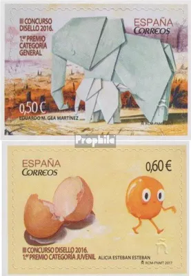Produktbild von Briefmarken Spanien 2017 Mi 5131-5132 (kompl.Ausg.) postfrisch Designwettbewerb