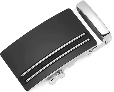 Produktbild von Automatische Gürtelschnalle für Herren 3,5 cm Schwarz