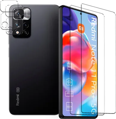 Immagine prodotto di Vetro blindato per Xiaomi Redmi Note 11 Pro+ 5G pellicola protettiva 2x fotocamera pellicola protettiva in vetro 2x pellicola blindata