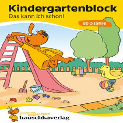 Produktbild von Kindergartenblock ab 3 Jahre - Das kann ich schon!