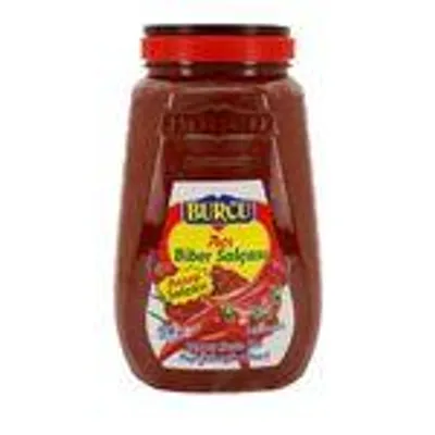 Produktbild von Burcu Acı Biber Salçası – Scharfes Paprikamark Antep-Art, 4200 g Vorratsbehälter