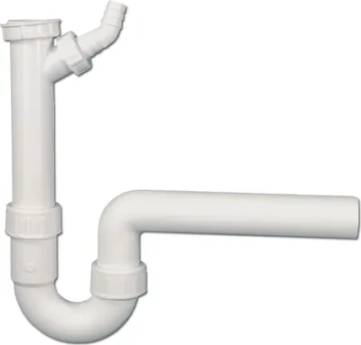 Produktbild von Siphon 1 1/2"x50mm weiß