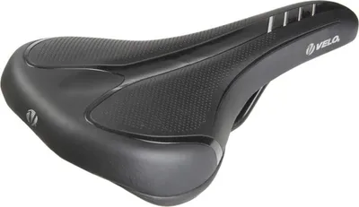 Produktbild von Velo Fit Traveller, Fahrradsattel, Track, Unisex, Schwarz, Einfarbig, 20,5 cm
