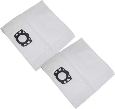 Produktbild von vhbw 10x Staubbeutel Ersatz für Kärcher 69044130, 4039784550339, 6.904-413.0 für Staubsauger - 39cm x 24,5cm Weiß