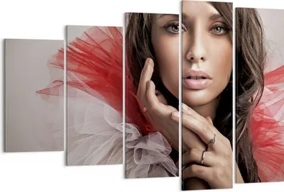Produktbild von Bild auf Leinwand - Leinwandbild - Schönheit kleid mode modell - 150x100cm - Wand Bild - Wanddeko - Leinwanddruck - Bilder - Kunstdruck - Wanddekoration - Leinwand bilder - Wandkunst - EG150x100-2137