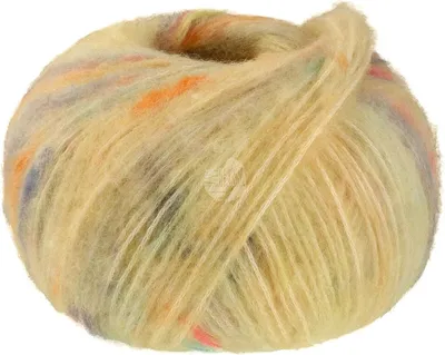 Produktbild von Lana Grossa - Cassata 0009 blassgelb zitrusgelb altrosa graublau grauviolett